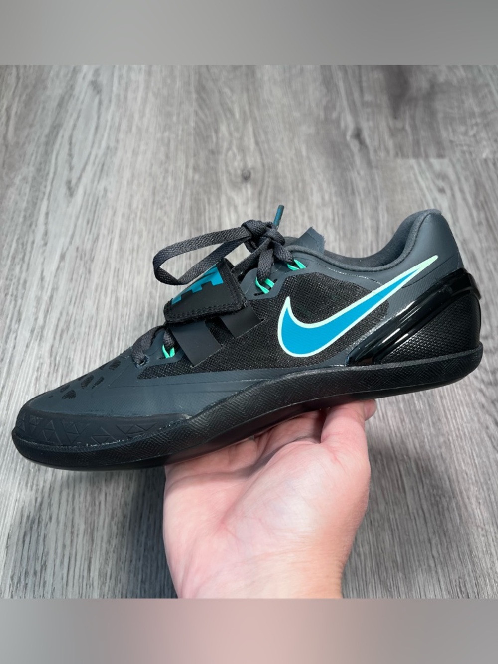 Nike Zoom Rotational 6 Anthracite Track Field Throwing Shoes FZ9606-001 Size 6.5